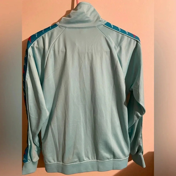Kappa Women's 222 Banda Faratsiho Track Jacket Pool Blue Sz S - Picture 8 of 12